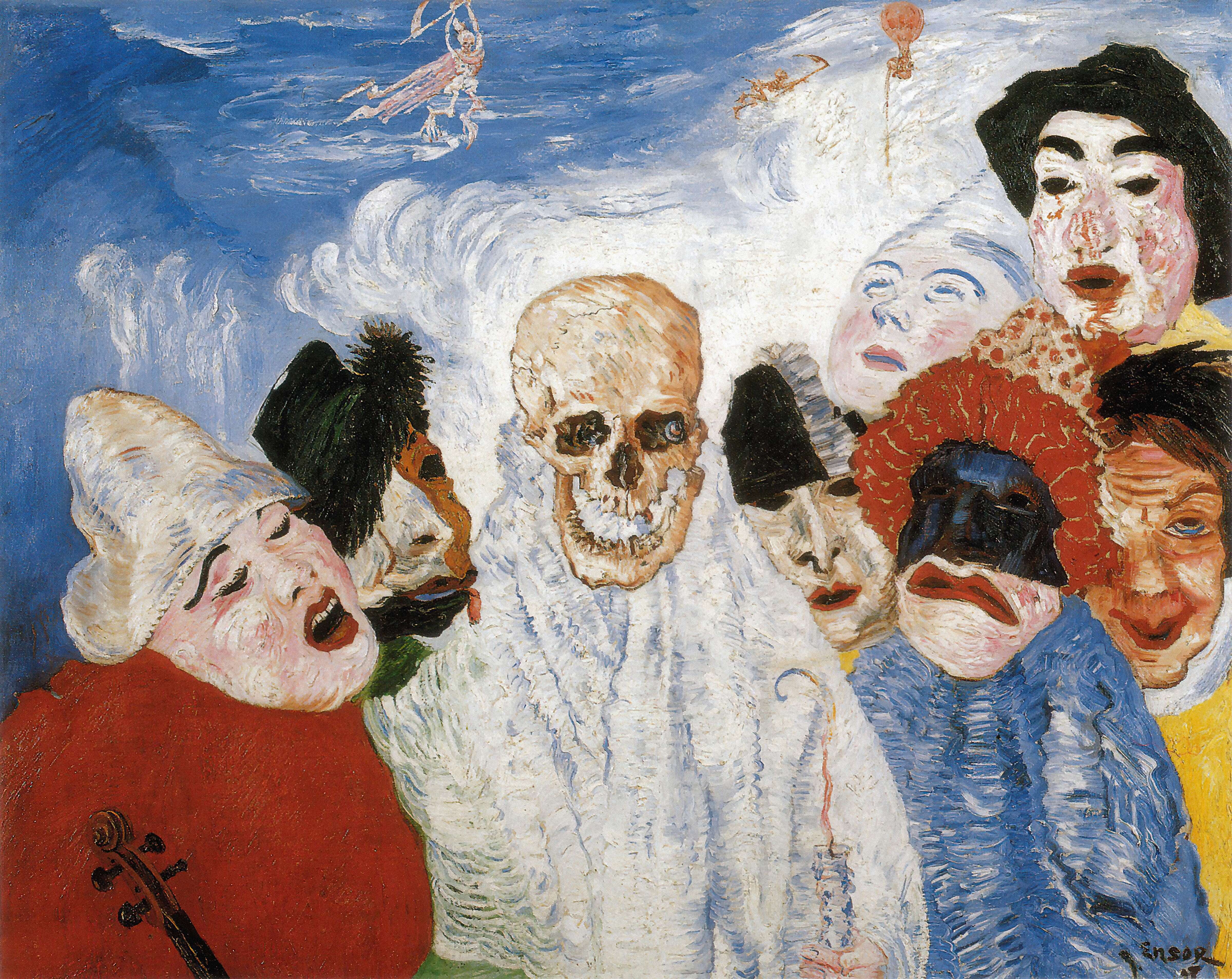 Masks and Death by James Ensor