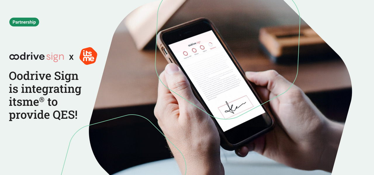 Intégration d’itsme® à Oodrive Sign : simplifier l’accès à la signature qualifiée en Europe