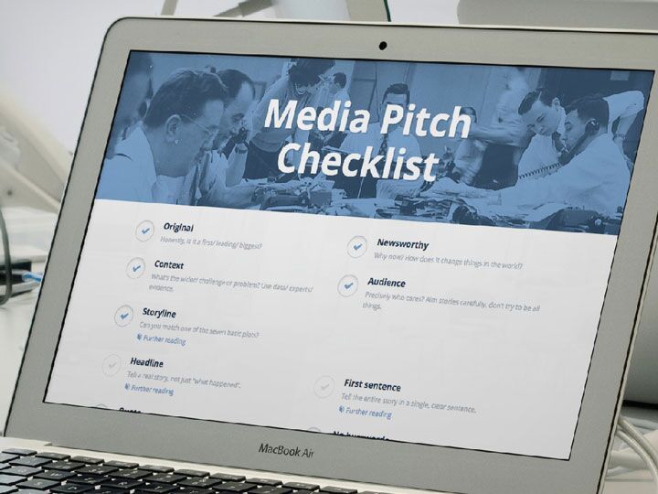 Media pitch checklist