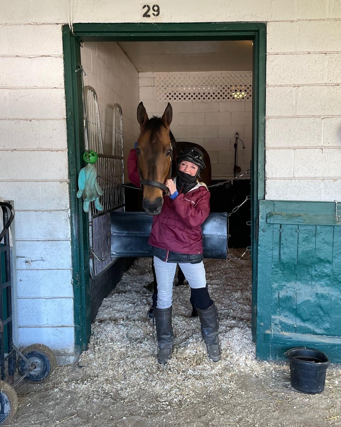 Francine Villeneuve’s trainee, Ritchiesinthehouse, headlines the 2022 running of the Thorncliffe Stakes at Woodbine on Sunday. (Supplied) Francine Villeneuve’s trainee, Ritchiesinthehouse, headlines the 2022 running of the Thorncliffe Stakes at Woodbine on Sunday. (Supplied)