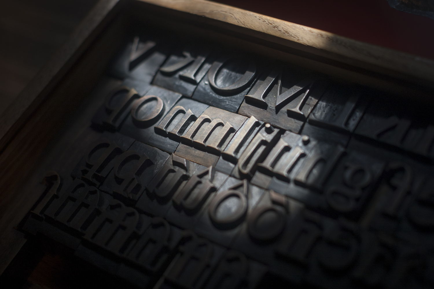 Museum Plantin-Moretus, typography collection, photo: Ans Brys