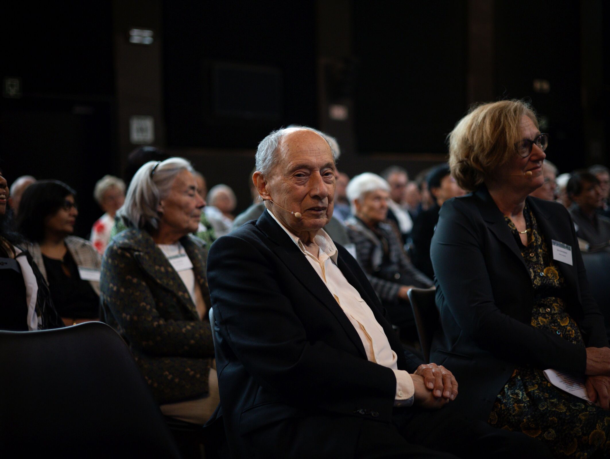 Marc Van Montagu op die viering van zijn 90ste verjaardag, georganiseerd door VIB