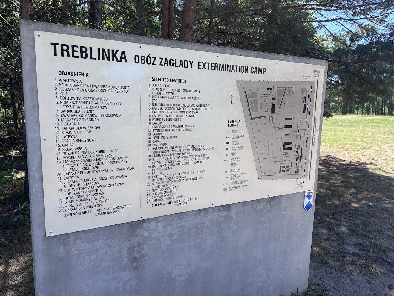 Treblinka was a Nazi German extermination camp operated in occupied Poland during World War II. Between July 1942 and October 1943, approximately 800,000 to 925,000 Jews and 2,000 Romani people were murdered there, making it the second-deadliest killing center in Poland.