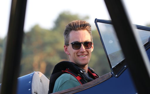 Hobbypiloot Pieter Daems wil ook als bankier een hoge vlucht nemen