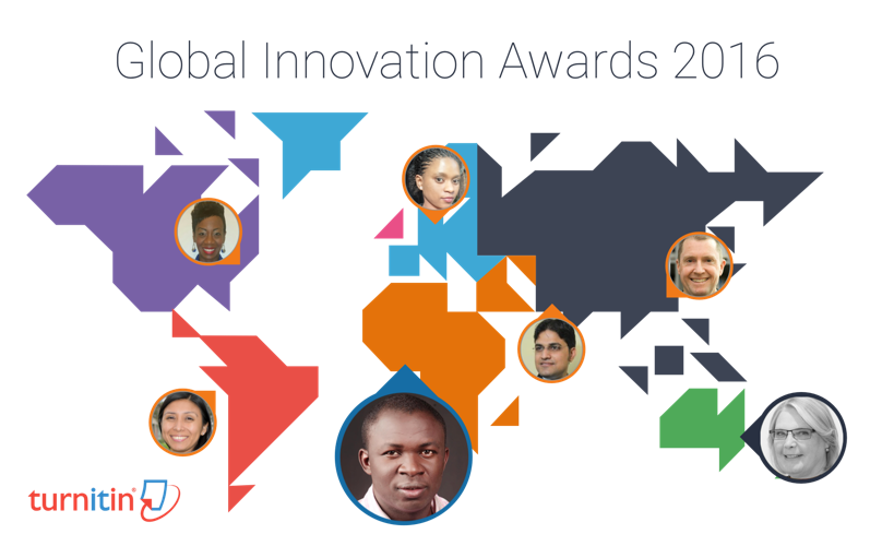 Turnitin recognized 58 educators in 21 countries for their dedication and innovation in academic integrity and student engagement in the 2016 Global Innovation Awards.