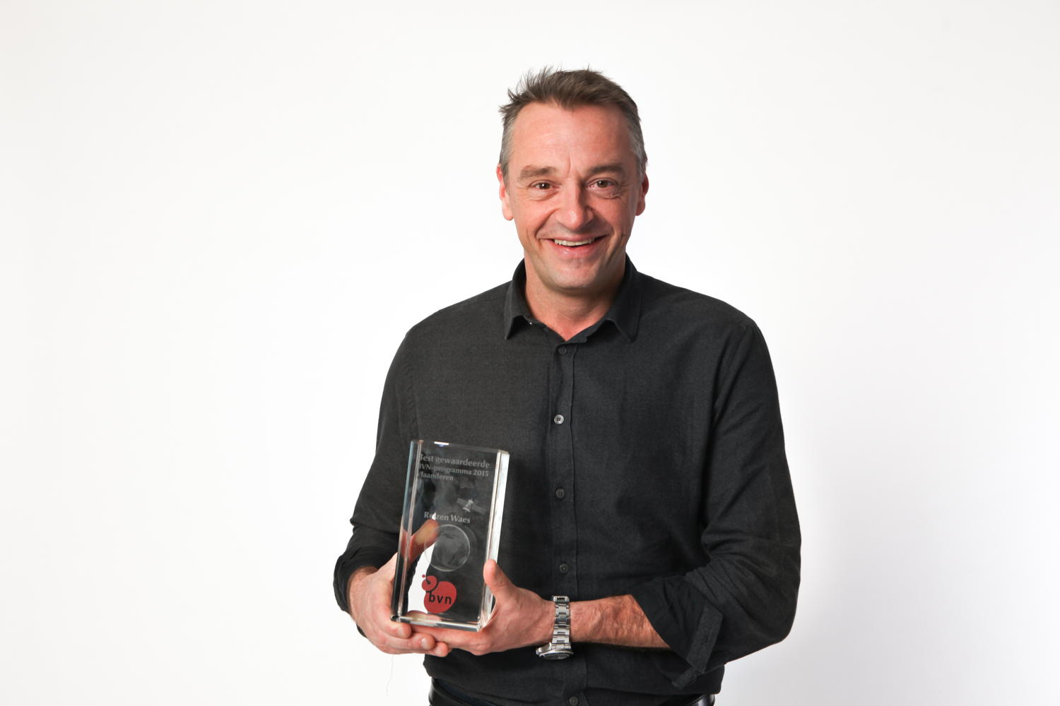Tom Waes wint de BVN-trofee (c) VRT/Geert Van Hoeymissen