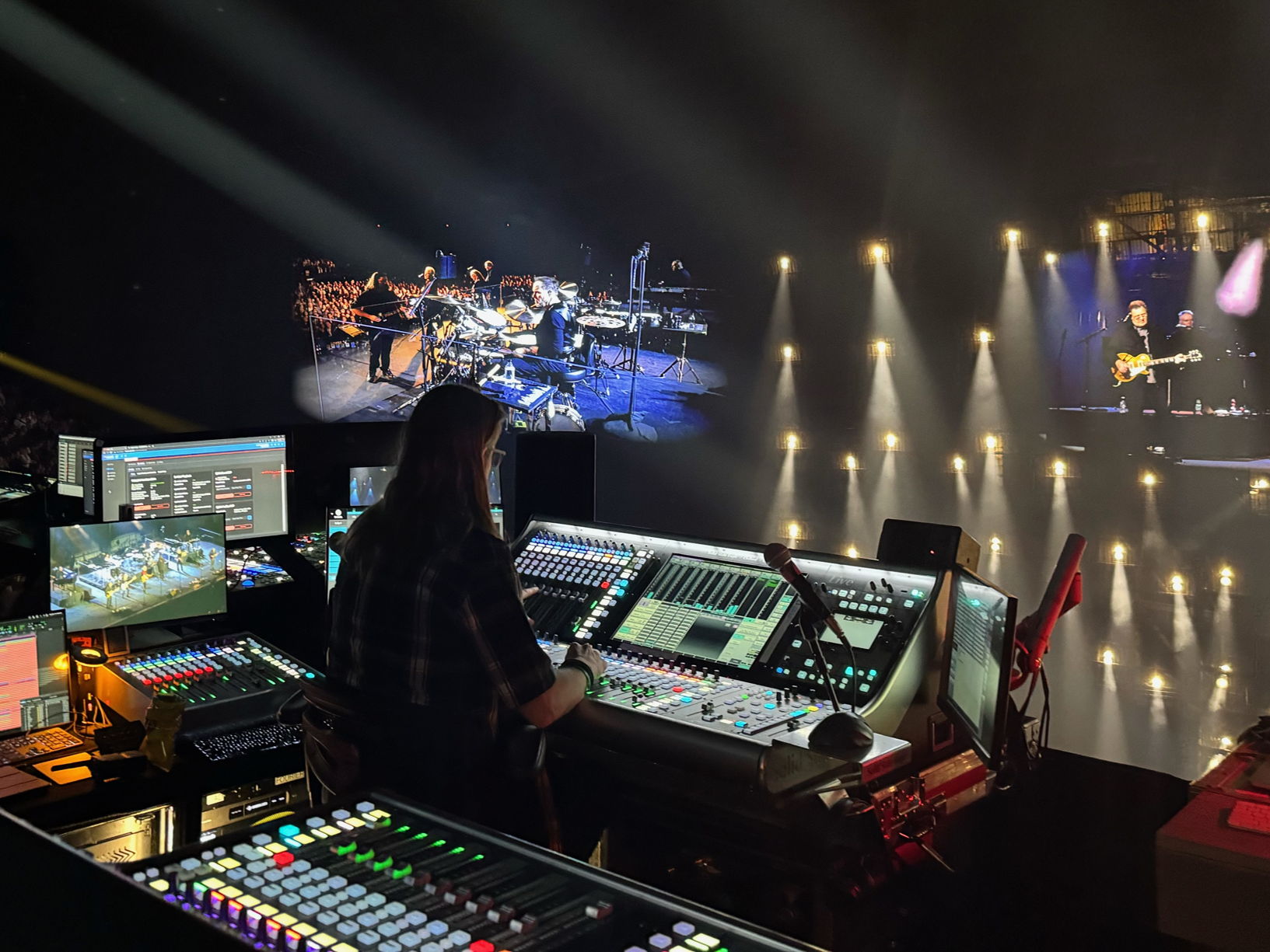 Solid State Logic Live SSL 550 Plus at the Core of The Eagles Immersive Audio Set Up for Residency at The Sphere    