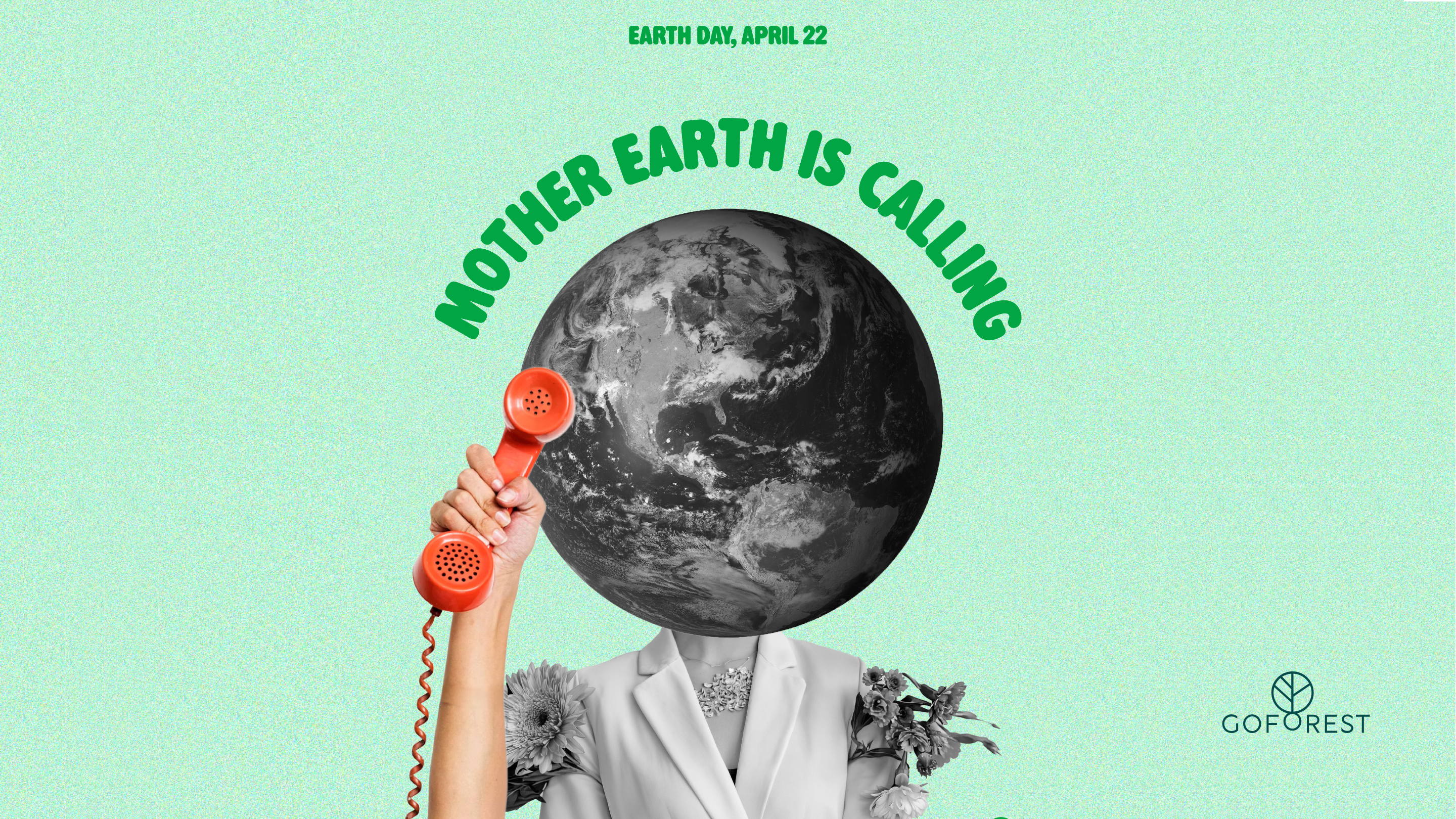 Go Forest laat je met de aarde bellen op Earth Day