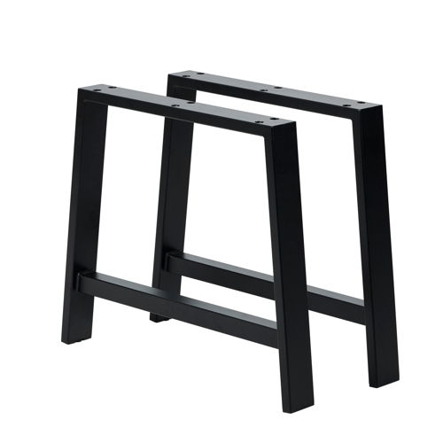 FORMAX Pieds de table, noir, H71.2xL84xP9cm, aluminium, 229€