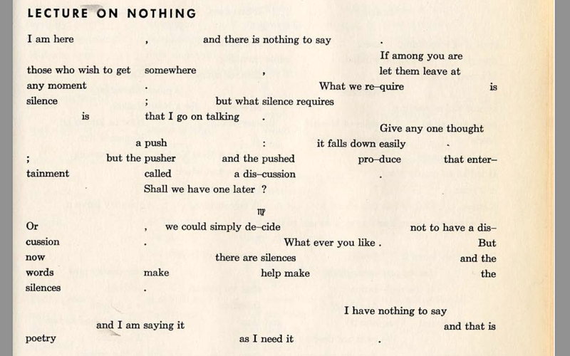 Jérôme Bel - Lecture on nothing - 8/11