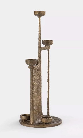 Sloop Candle Holder No. 3 - cast bronze