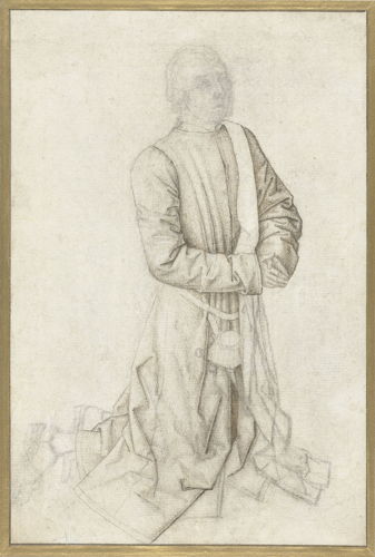 ‘Study of a Kneeling Man’, (workshop) Dieric Bouts, ca. 1475-1499 © Rijksmuseum, Amsterdam (Purchase from the F.G. Waller Fund)