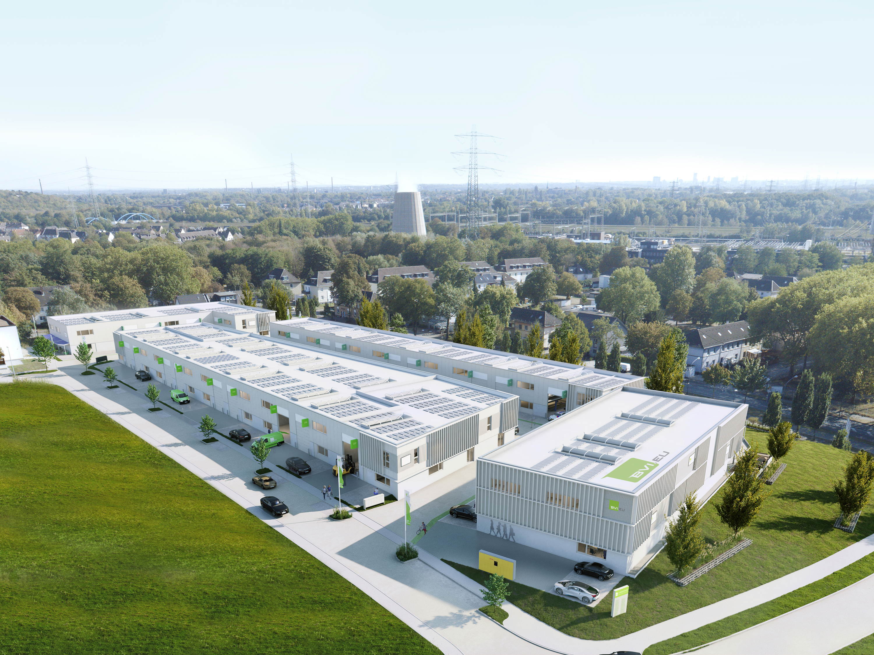 Der Gewerbepark Carnaperhof in Essen: ein zentraler Standort für kleine und mittelständische Unternehmen auf Wachstumskurs