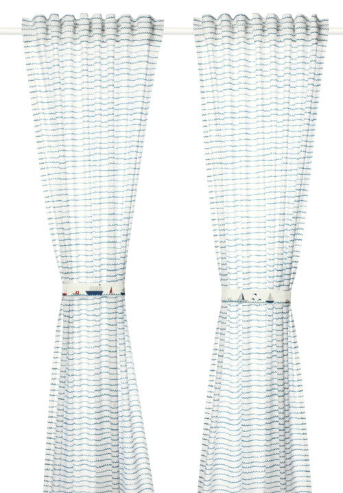 IKEA_UPPTÅg curtains with tie-backs_€24,99