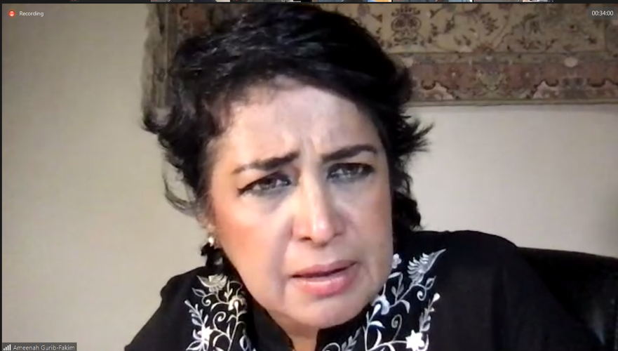 H.E Bibi Ameenah Gurion-Fakim 6th President of Mauritius and patron of AfroChampions