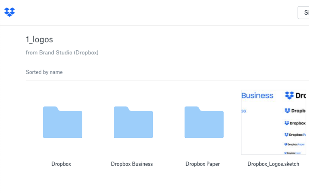 Dropbox demonstrates how well it works by using its own product for its press kit