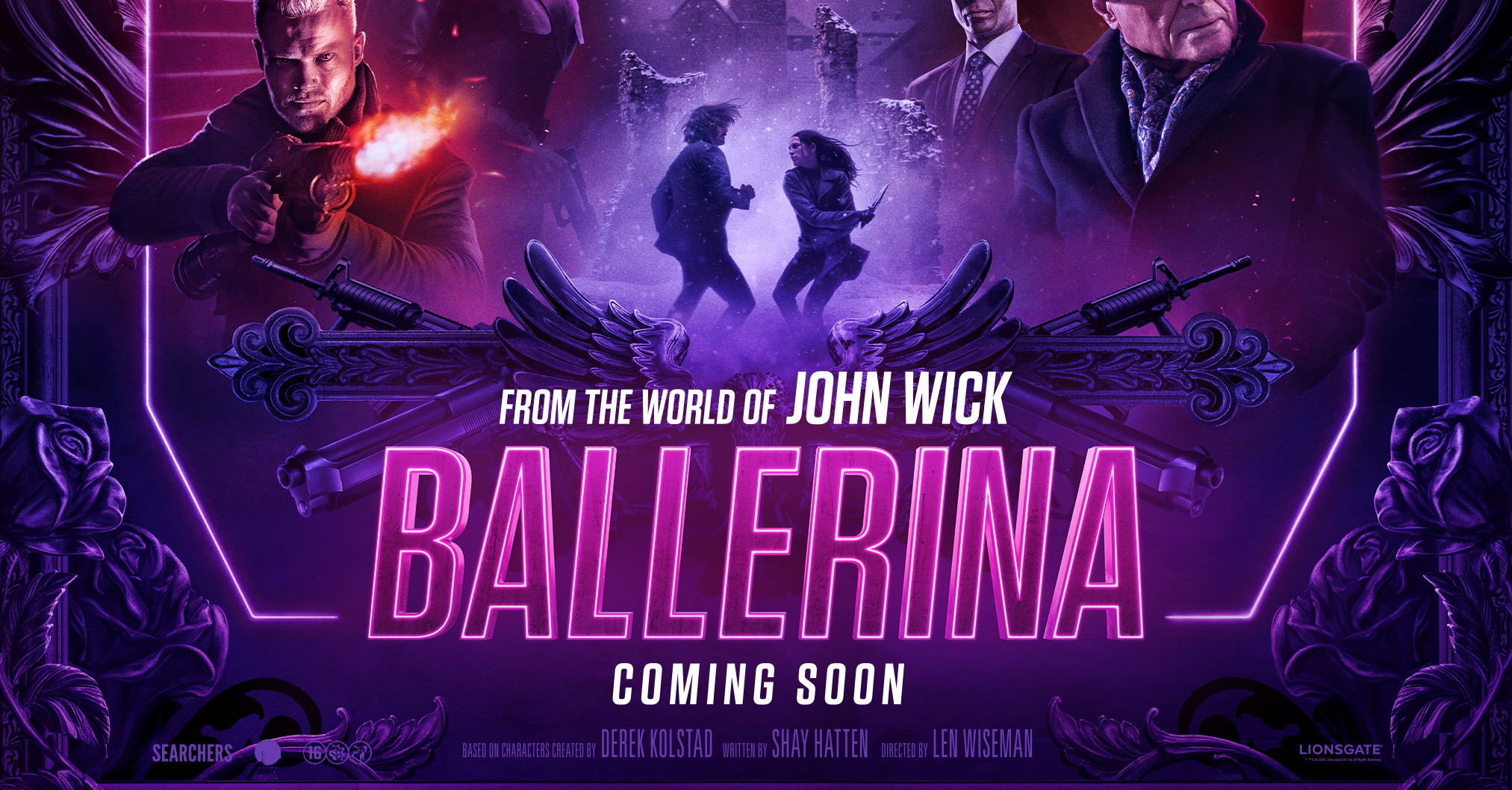 Premier poster pour le film John Wick « Ballerina » avec Ana de Armas