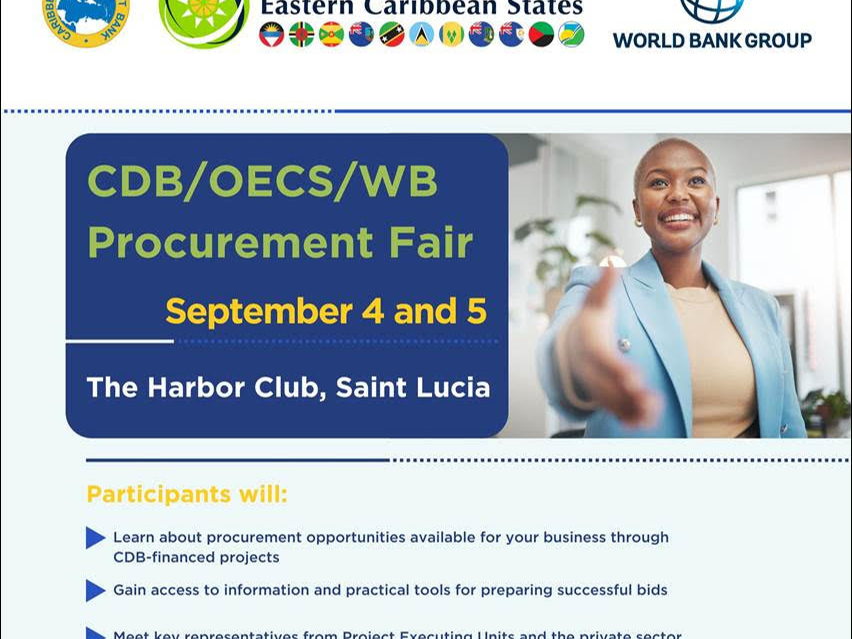 [Media Invitation] Opening Ceremony: Caribbean Development Bank, OECS, World Bank Procurement Fair