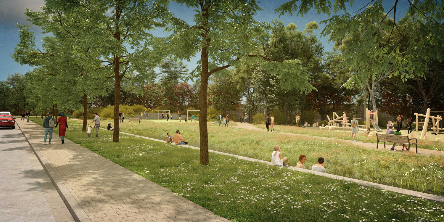 Park Rodekruislaan ©THV BUUR – LATZ – GREISCH – SWP