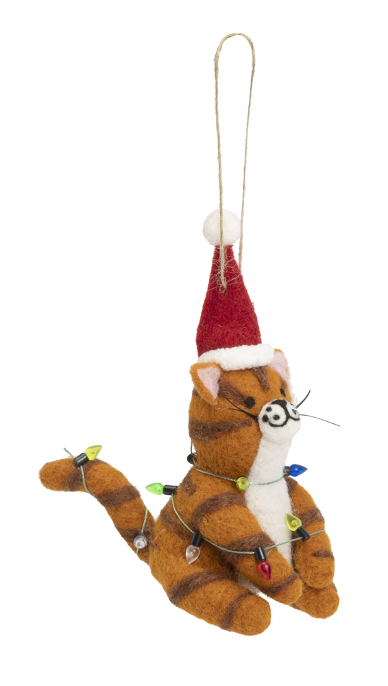 Habitat Felt Cat Decoration 1pk, £5 Habitat Felt Cat Decoration 1pk, £5