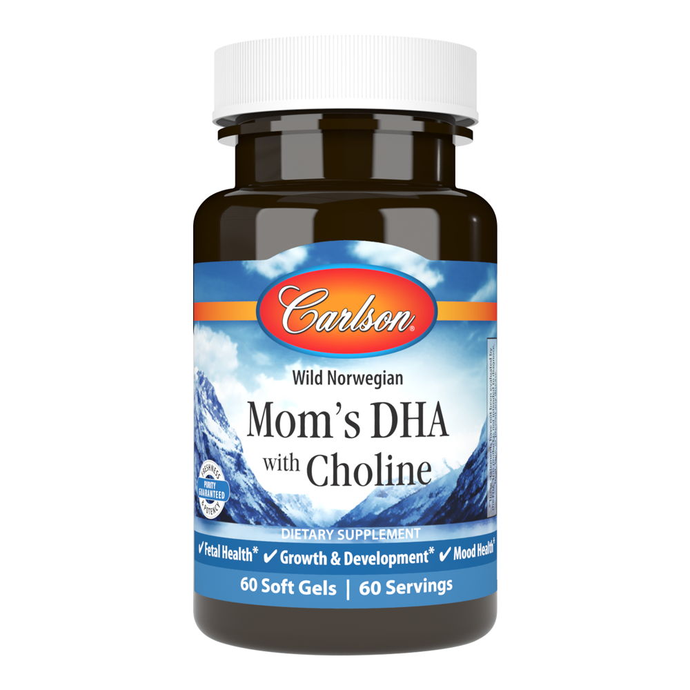 Mom's DHA with Choline Front