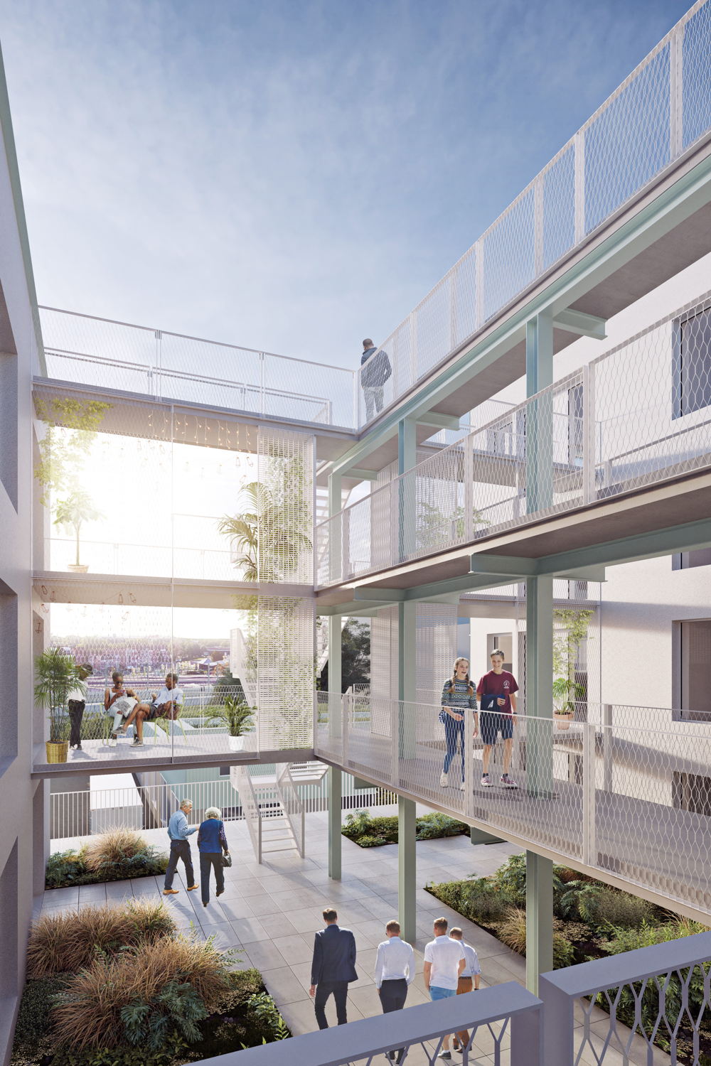 citydev.brussels - NovaCity Sud - E_Coursive - © Kairos - BOGDAN & VAN BROECK DDS+ Eole - Pixelab