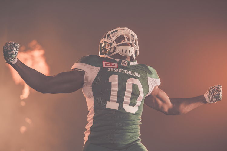 Henoc Muamba at the TSN/adidas content shoot. Photo credit: Johany Jutras/CFL