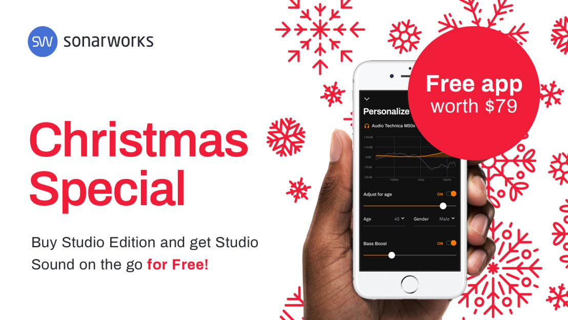 ‘Tis the Season for Great Sound: Sonarworks Holiday Special Bundles True-Fi Lifetime License with Reference 4