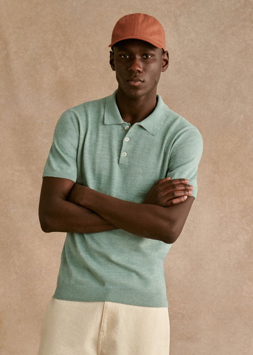 Octobre Editions - Polo Joan Bleu Clair - 85€