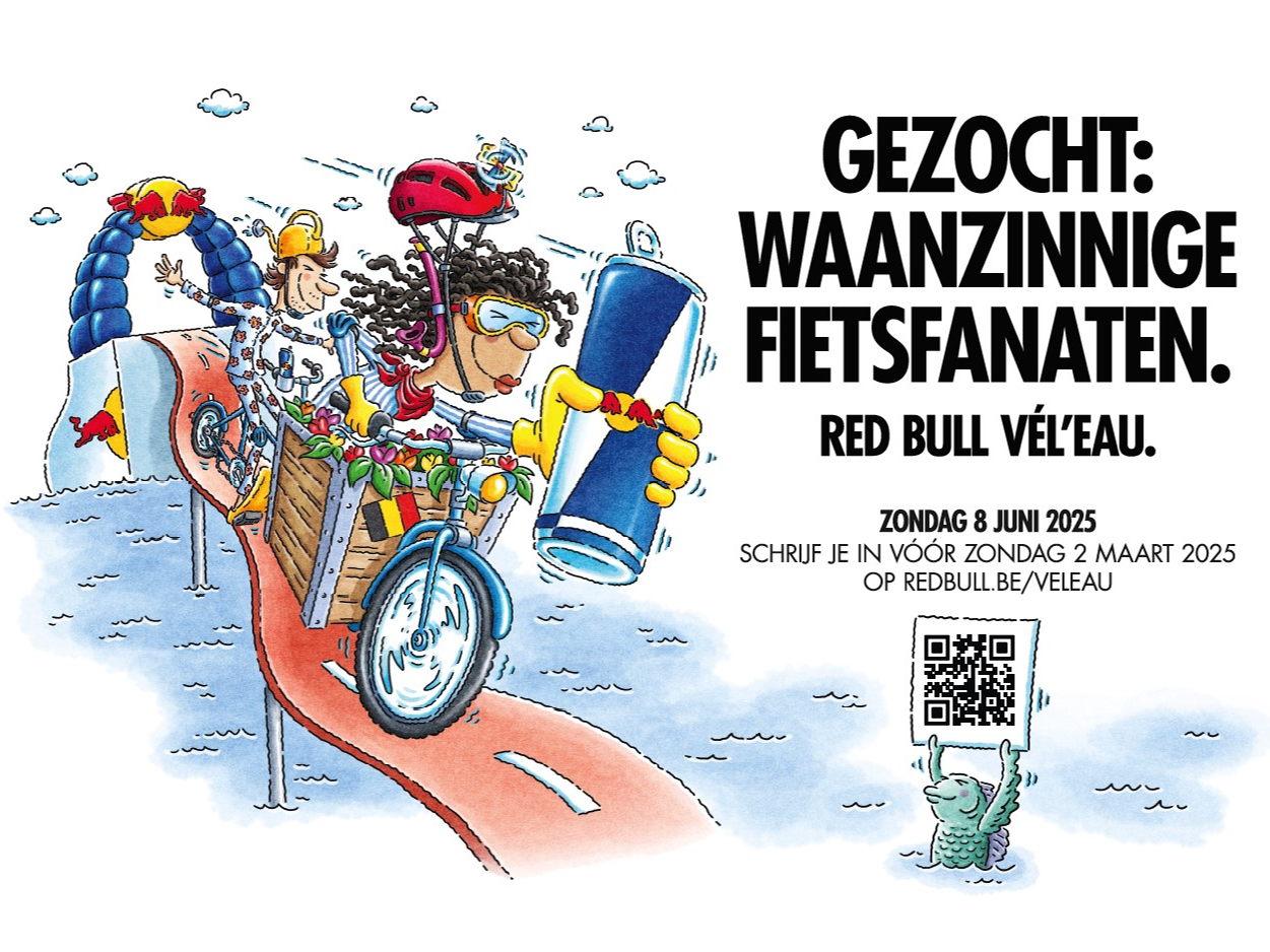 LDV United en Wout van Aert in tandem voor Red Bull Vel’eau. 