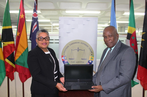 Judicial Reform and Institutional Strengthening (JURIST) Project Donates 10 Laptops to the Eastern Caribbean Supreme Court