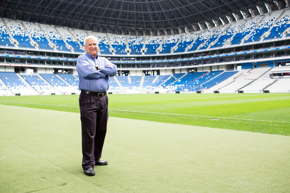 Patricio Xavier Beltrán, consultor de la empresa BeSa (Beltrán Saldívar Consulting), responsable de la implementación tecnológica del estadio. 