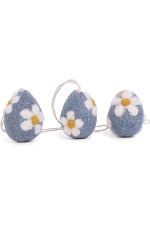 JUTTU_SS24_EN GRY & SIF_Pasen Accessoire Eggs Blue Flowers - Set Of 3_JUTTU_€8,95
