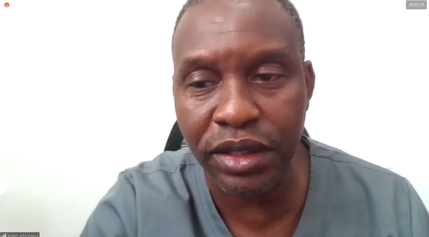 Dr. Edem Adzogenu, former Secretary of the Organisation of African Unity and co-Chair of AfroChampions