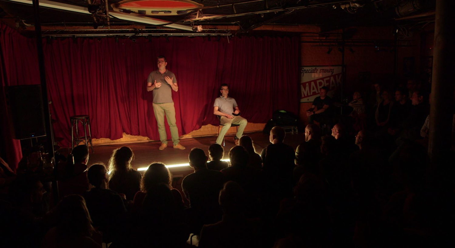 'De bucketlist' in Iedereen beroemd: stand-up comedy (c) VRT