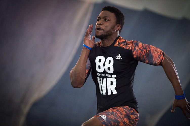 Shaquille Johnson lors du camp d'évaluation national 2016 de la LCF. (LCF/Johany Jutras)