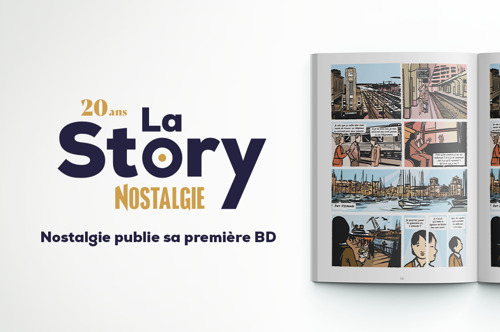Nostalgie & Brice Depasse célèbrent les 20 ans de La Story avec une BD !