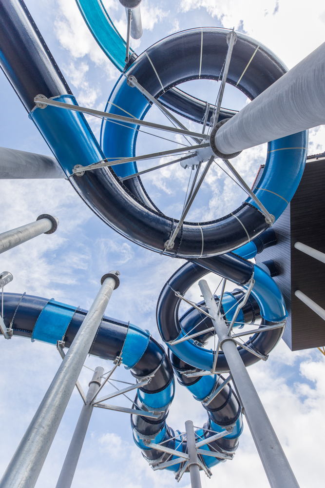 Die neue Rutschenanlage in Resort Hof van Saksen