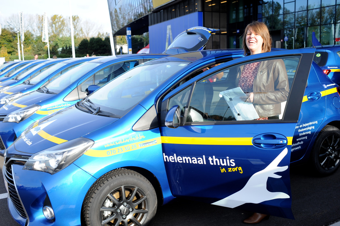 Toyota Belgium levert 700 hybrides aan Solidariteit voor het Gezin