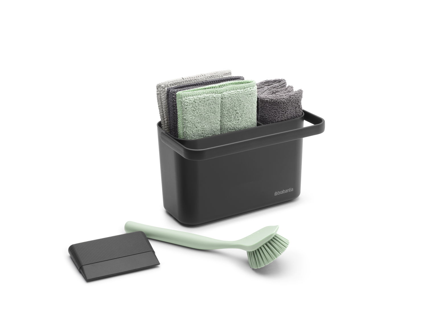 SinkSide Cleaning Set - Dark Grey - 8710755233340 Brabantia_6_NR-41281