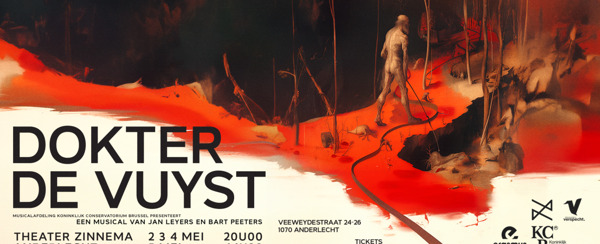 Preview: Persuitnodiging: Musical Dokter De Vuyst van Bart Peeters en Jan Leyers door studenten Koninklijk Conservatorium Brussel