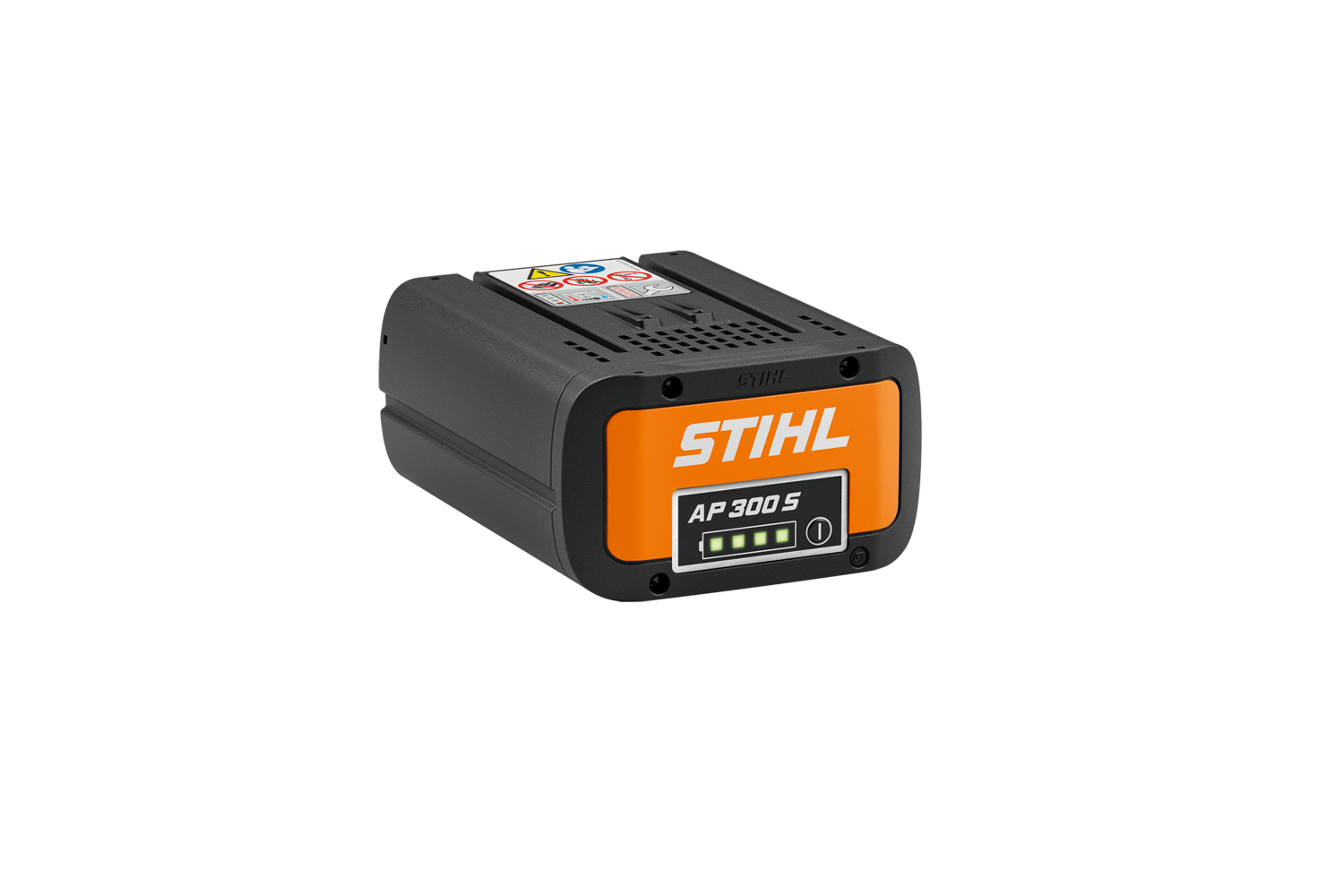 La tronçonneuse sur batterie tire son énergie de la nouvelle batterie lithium-ion 36 V AP 300 S du système de batterie STIHL PRO. Cette dernière offre une autonomie allant jusqu’à 45 minutes en une seule charge et est également compatible avec toutes les autres machines du système modulaire de batterie STIHL.