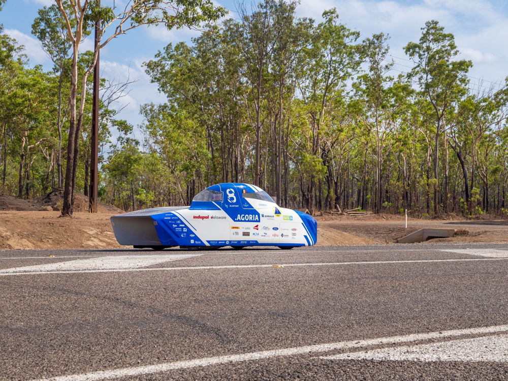 BluePoint op de openbare weg in Australië