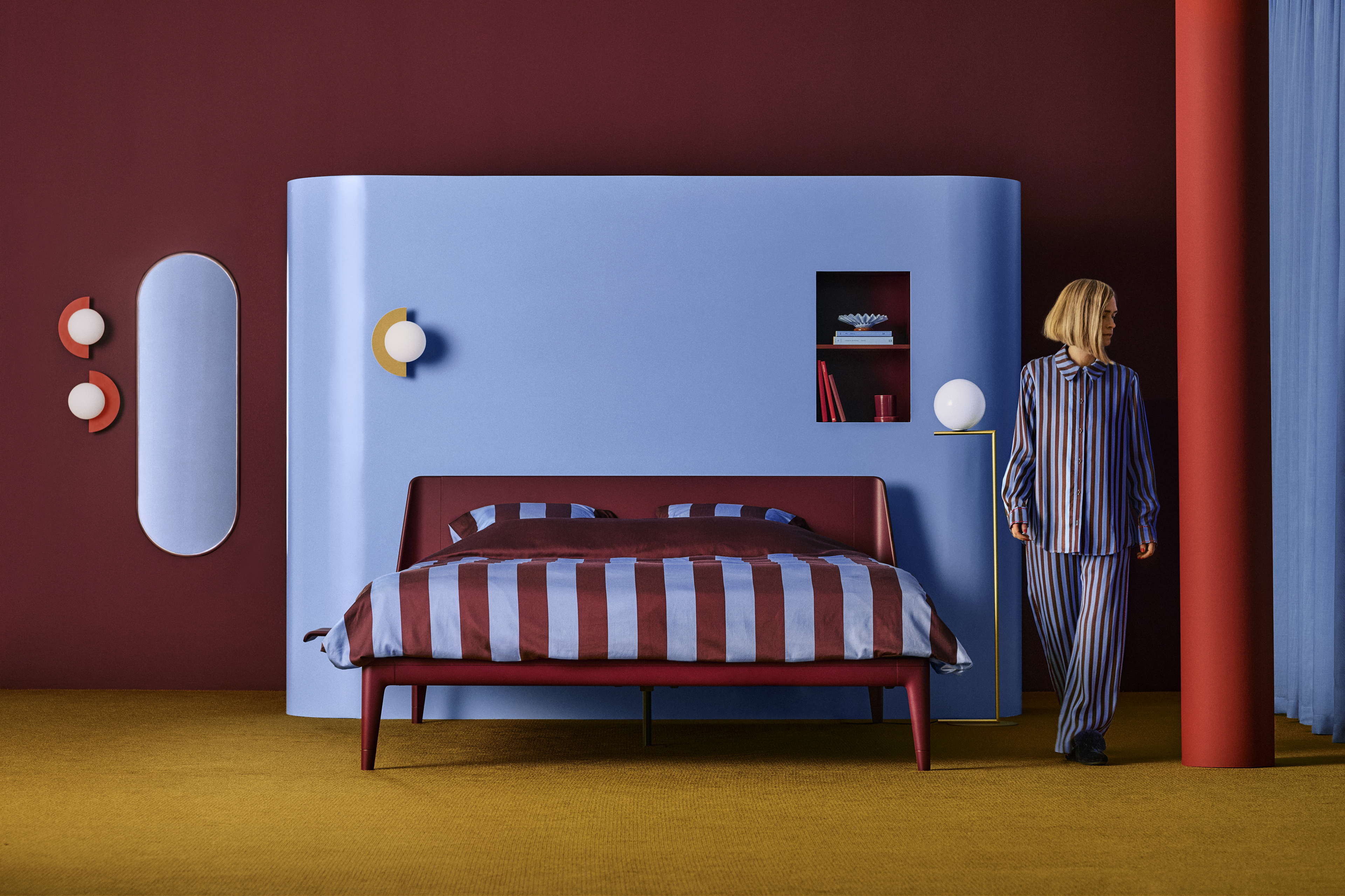 Auping en Zweedse kleurenexpert Teklan brengen kleur in de slaapkamer met nieuwe collectie “Characters by teklan”