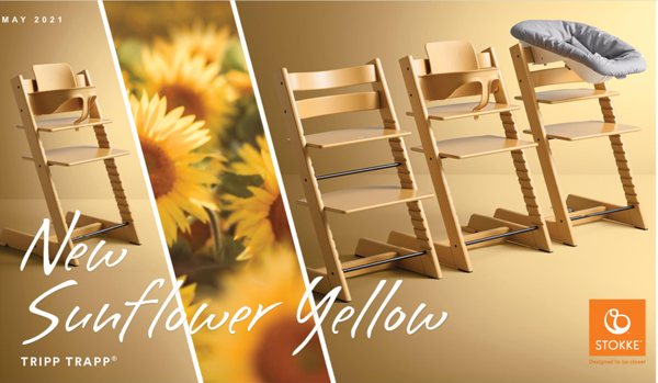 Haal het zonnetje in huis Met de Tripp Trapp®-stoel in Sunflower Yellow