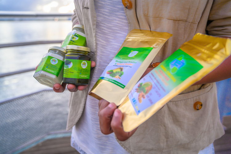Moringa products of Layou Park Nature Farms (Dominica). © Bruno Michaux Vignes. 