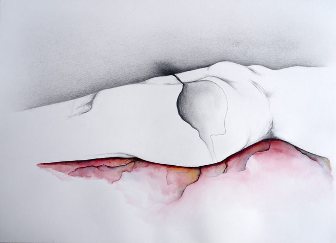 Grace Schwindt ‘Leg Resting’,  2024 © the artist, courtesy Galerie Peter Kilchmann Zurich-Paris