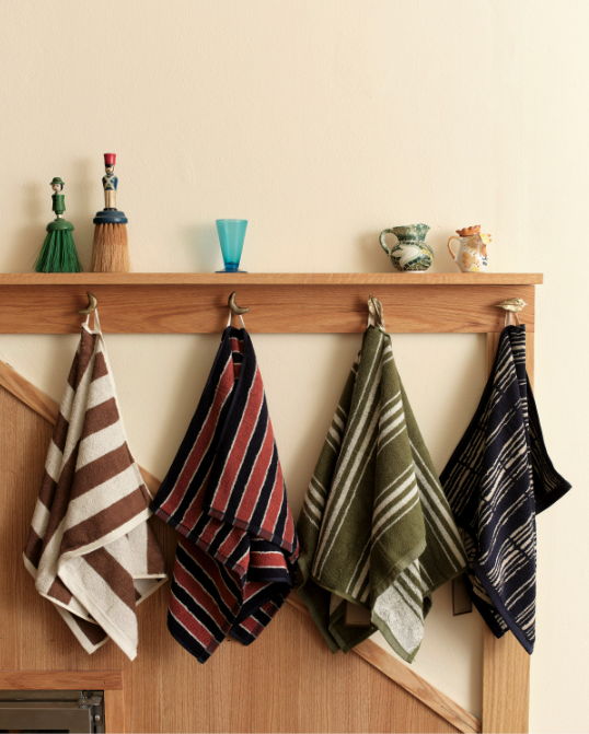 Autumn Sonata Hand Towels, Vintage Objects