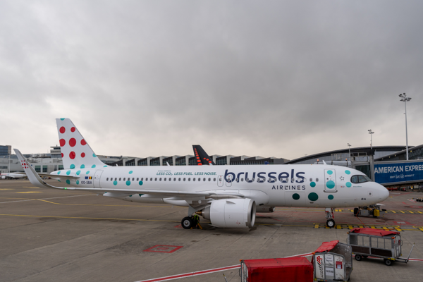 Brussels Airlines’ first Airbus A320neo performs its maiden flight to Vienna