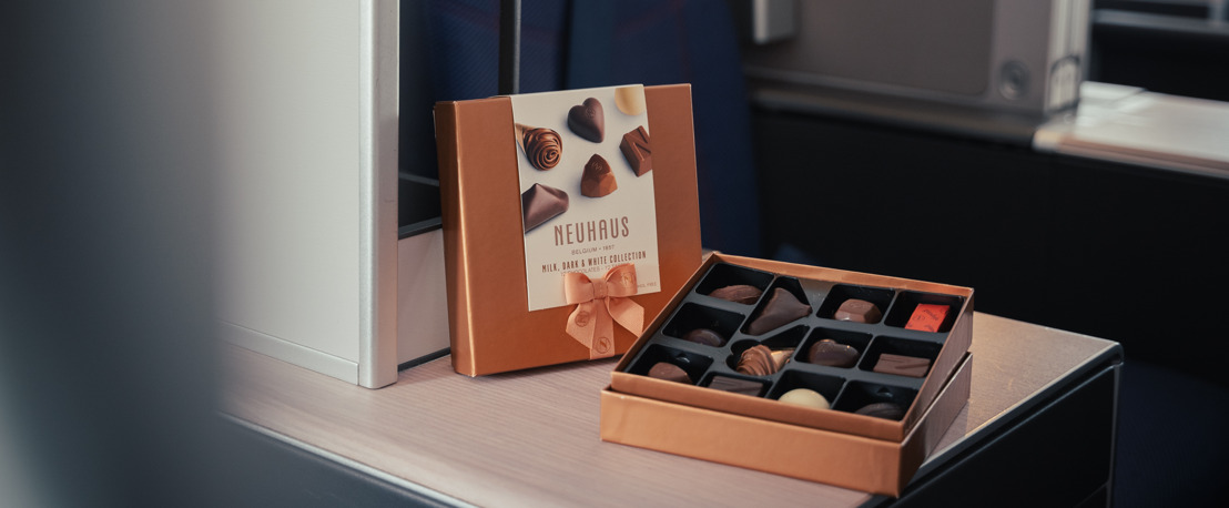 Brussels Airlines en Neuhaus lanceren opnieuw Belgische chocoladeboxen